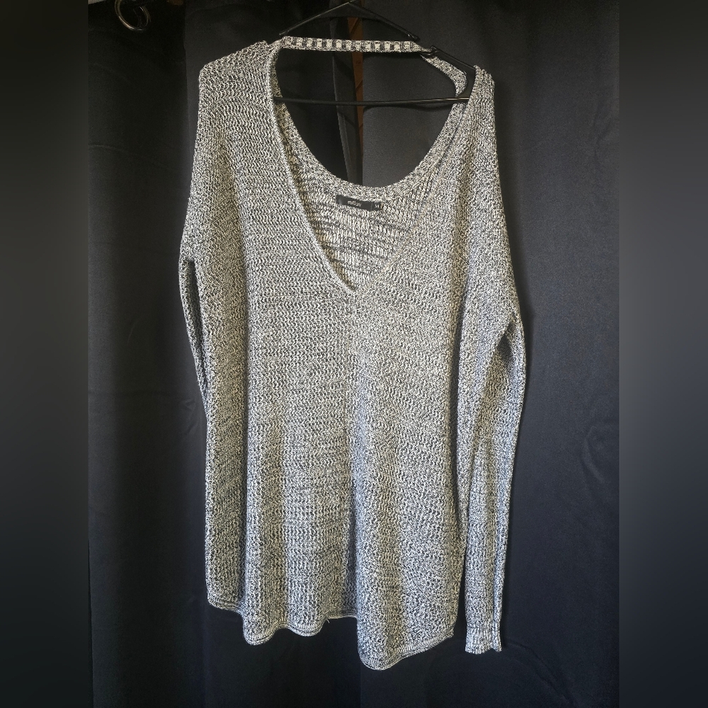 Open back sweater